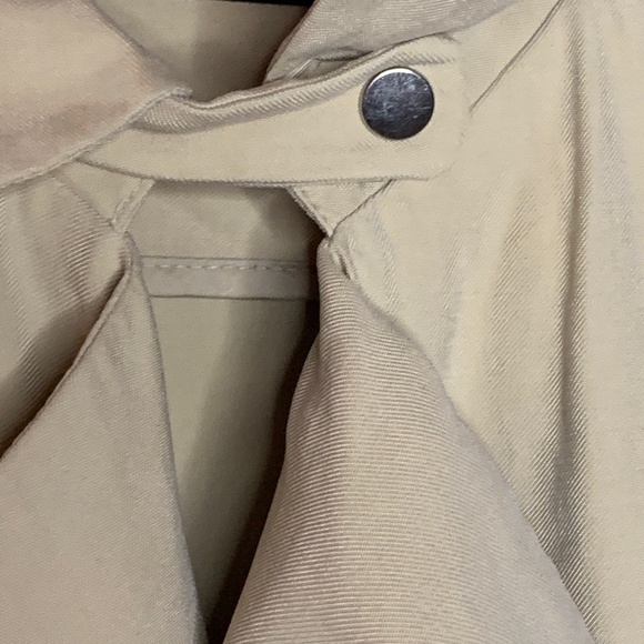 Zara Basic Collection Womens LARGE Long Sleeve Beige Lagenlook Waterfall Jacket - Picture 4 of 11